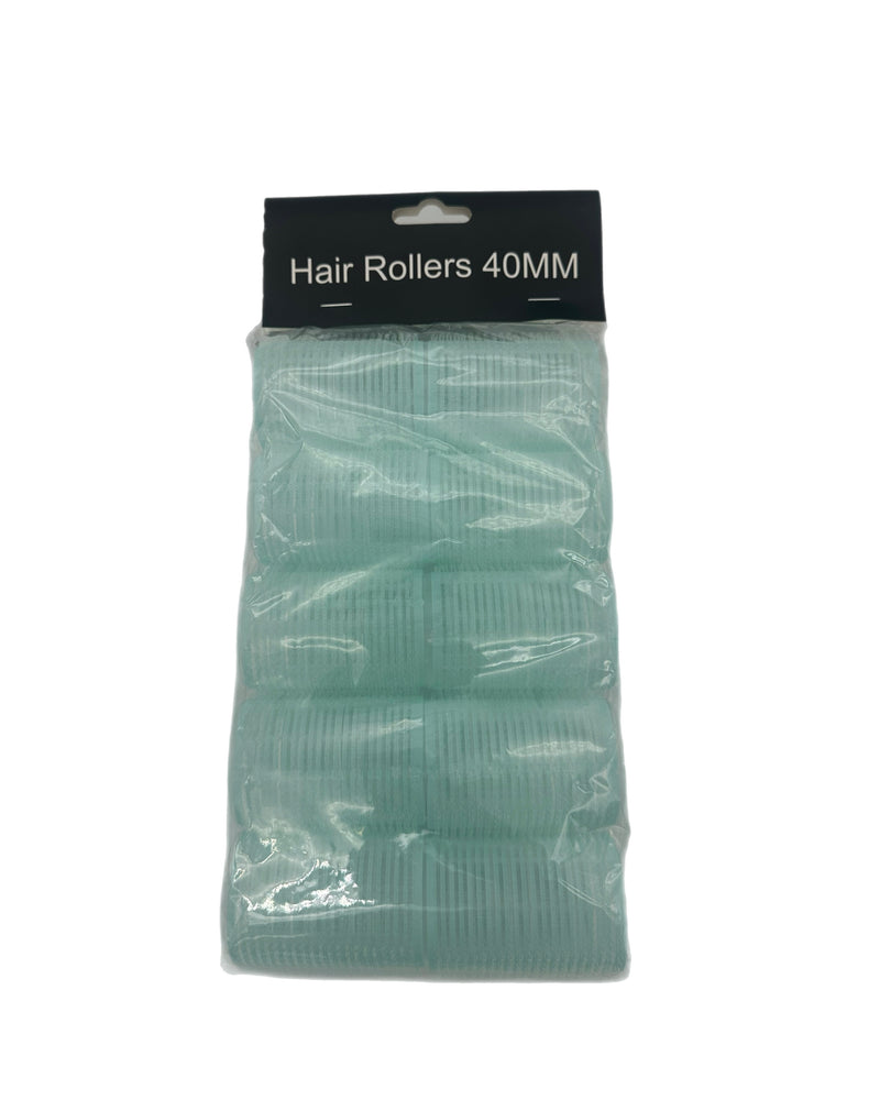 Bob Premium 40mm Self Gripping Velcro Hair Rollers 10pk