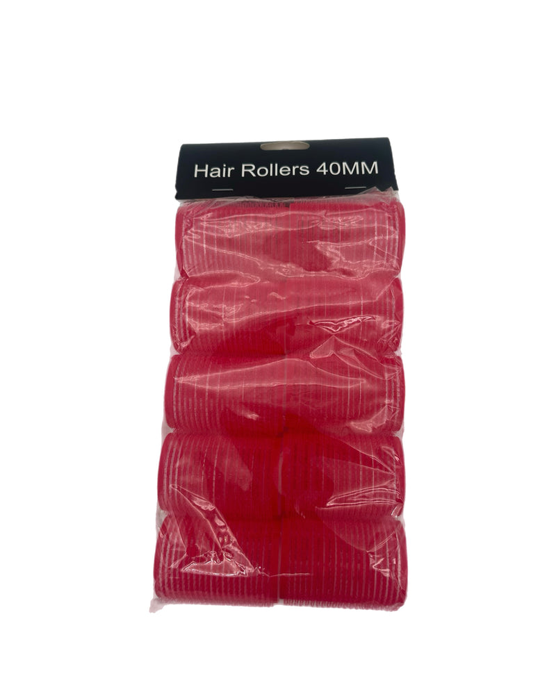 Bob Premium 40mm Self Gripping Velcro Hair Rollers 10pk