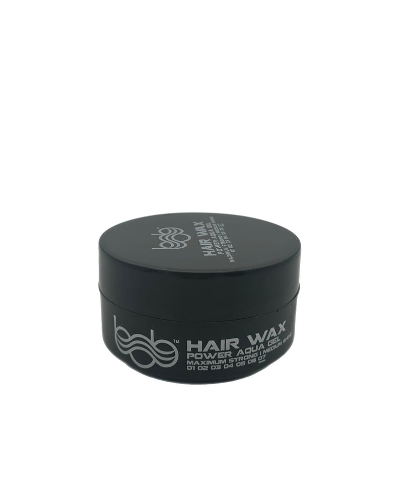 Bob Hair Wax Power Aqua Gel Maximum Strength Medium Shine Grey 150ml Retail Bob