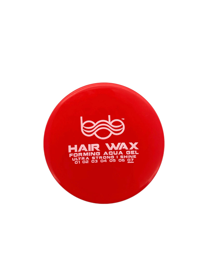 Bob Hair Wax Forming Aqua Gel Ultra Strong and High Shine Red 150ml