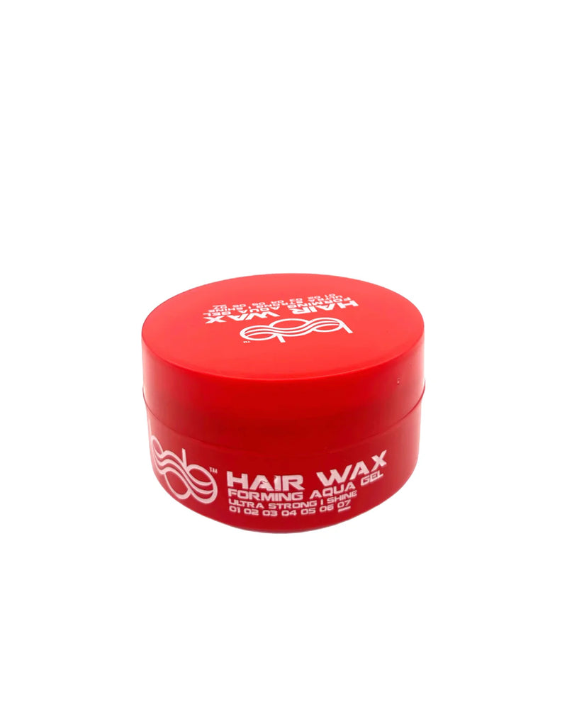 Bob Wax Deal - 48x Bob Hair Wax Forming Aqua Gel Ultra Strong and High Shine 150ml Red