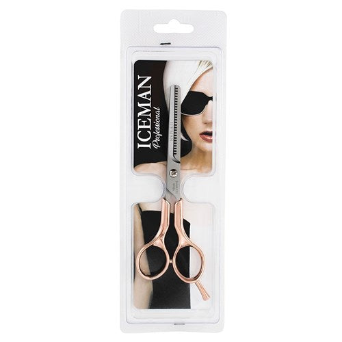 Iceman 6 inch Hairdressing Thinner Scissor Rose Gold Scissors Iceman