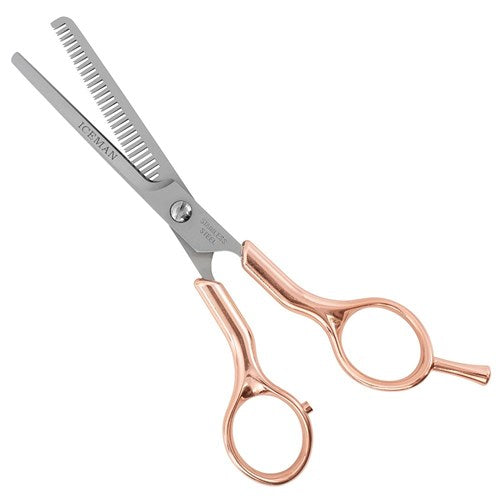 Iceman 6 inch Hairdressing Thinner Scissor Rose Gold Thinning Scissors Iceman