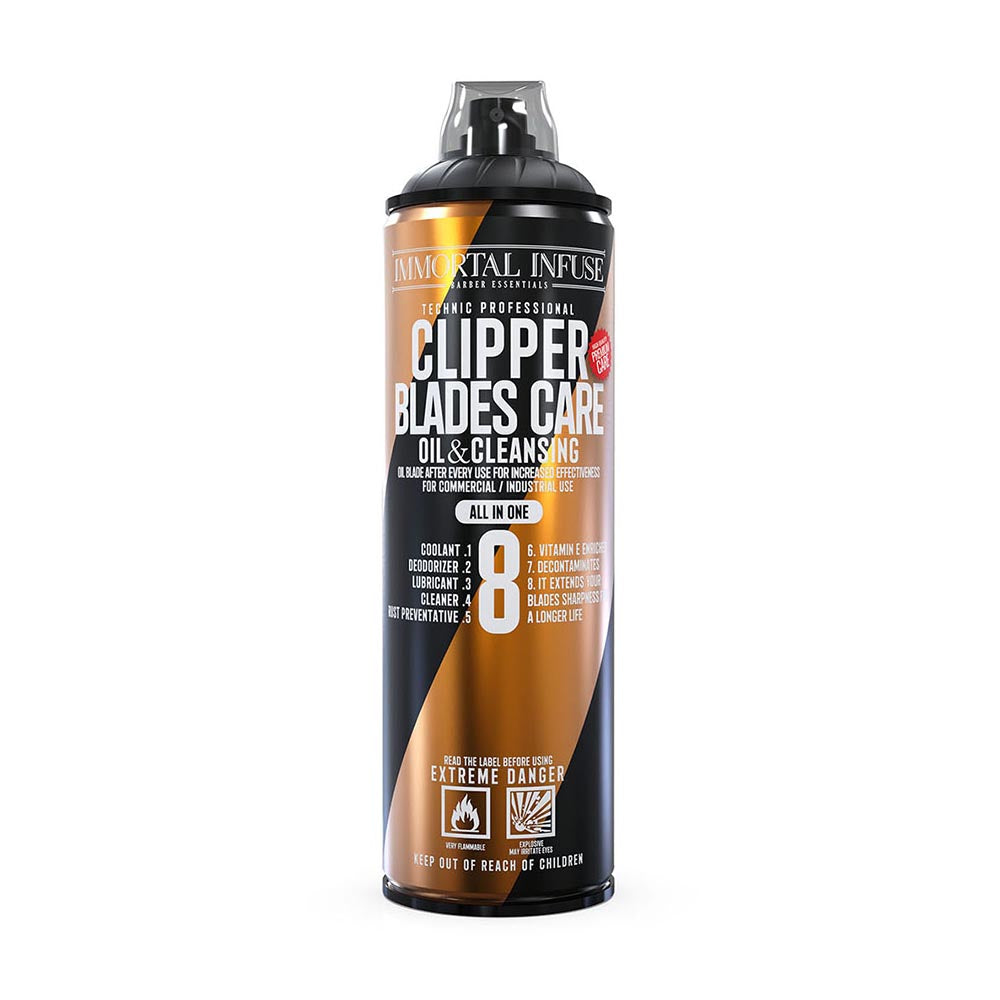 Immortal 8 in 1 Clipper Blades Care Spray 500ml Trimmer/Clipper Accessories Immortal