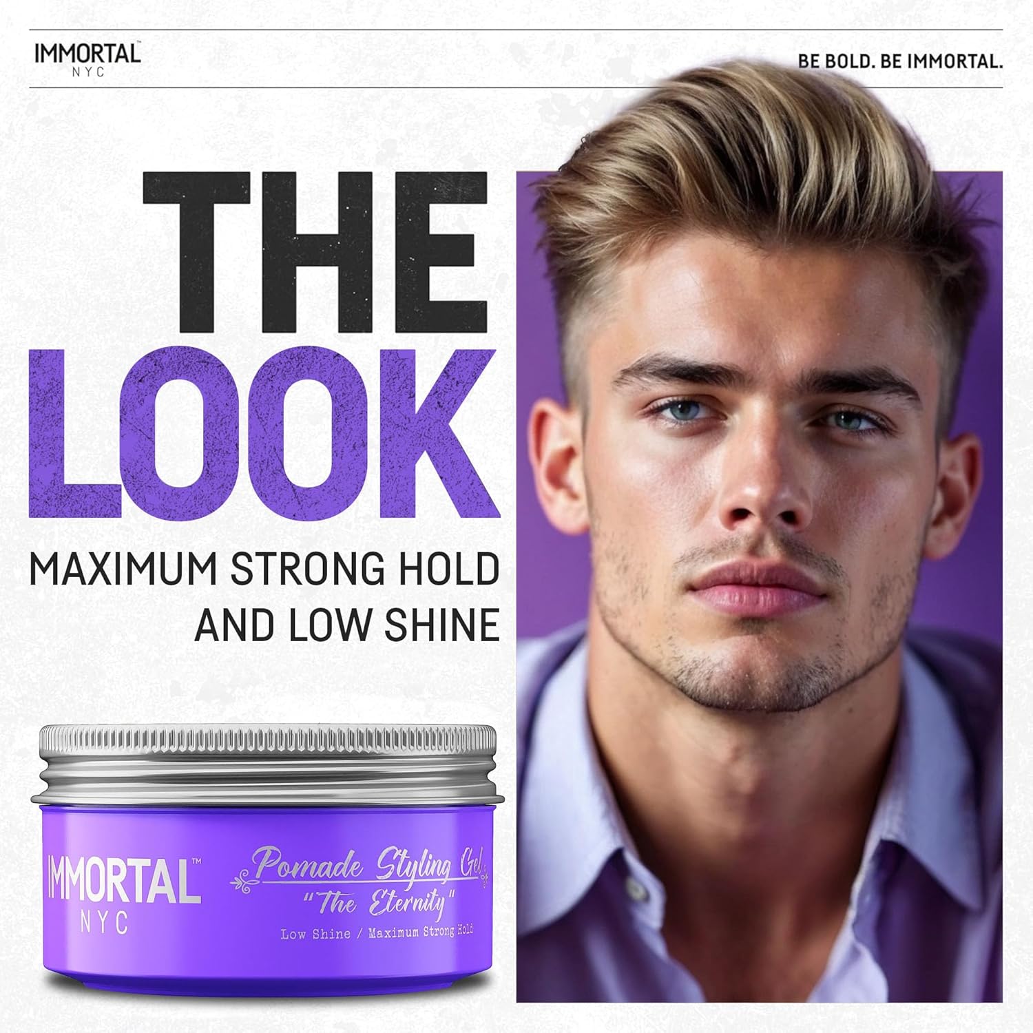 Immortal NYC The Eternity Pomade Styling Hair Wax 150ml Hair Wax Immortal