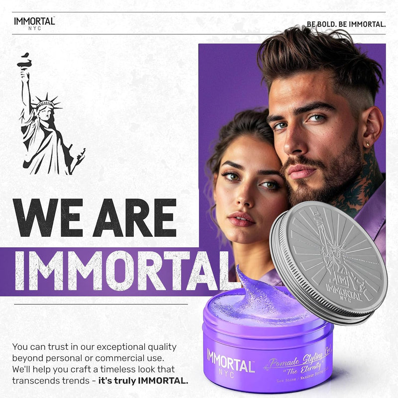 Immortal NYC The Eternity Pomade Styling Hair Wax 150ml Hair Wax Immortal