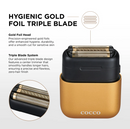 Cocco IMPACTO Micro Wet-Dry Foil Shaver - Gold Foil Shaver Cocco