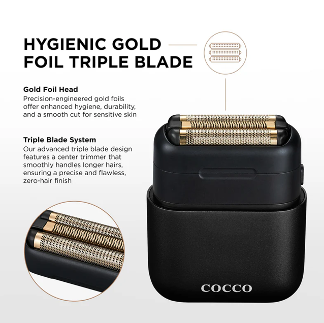Cocco IMPACTO Micro Wet-Dry Foil Shaver - Black Foil Shaver Cocco