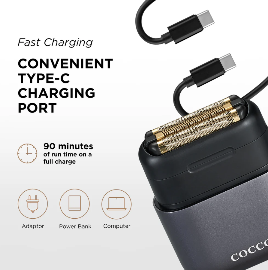Cocco IMPACTO Micro Wet-Dry Foil Shaver - Grey Foil Shaver Cocco
