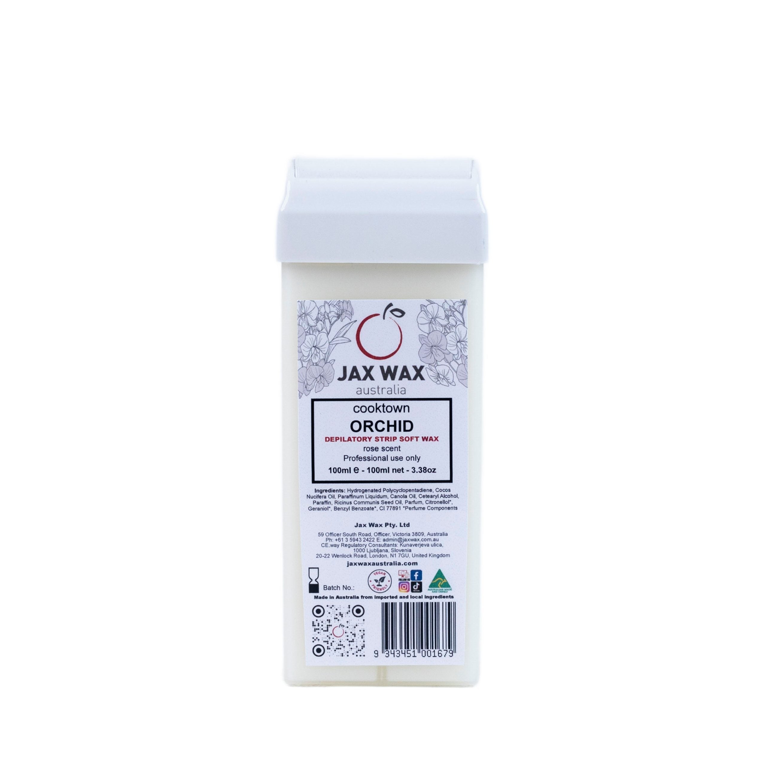 Jax Wax Cooktown Orchid Strip Wax Cartridge with Roller 100ml Waxing Jax Wax