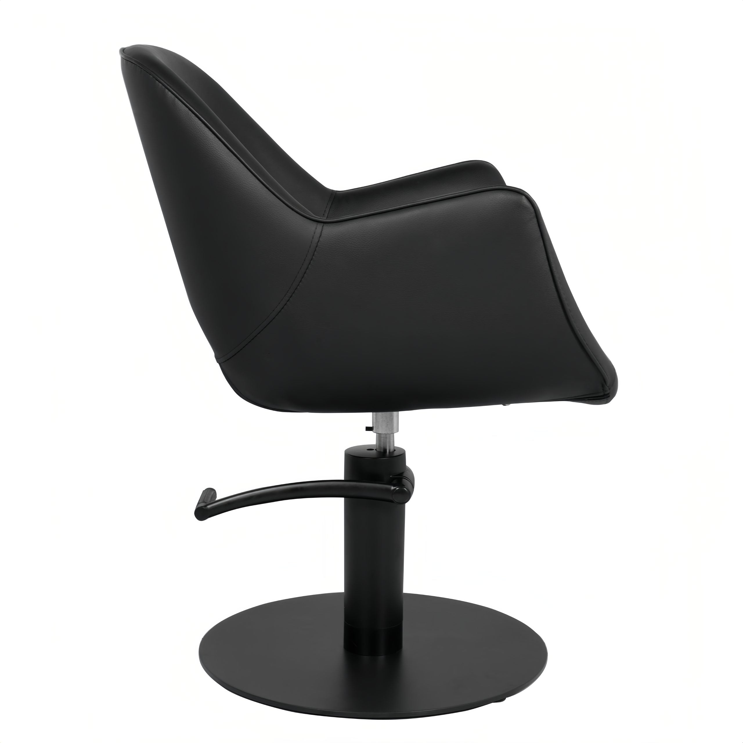 Karma Armidale Salon Chair 02190101 - with Matching Black Round Base and Pump Salon Chairs Karma