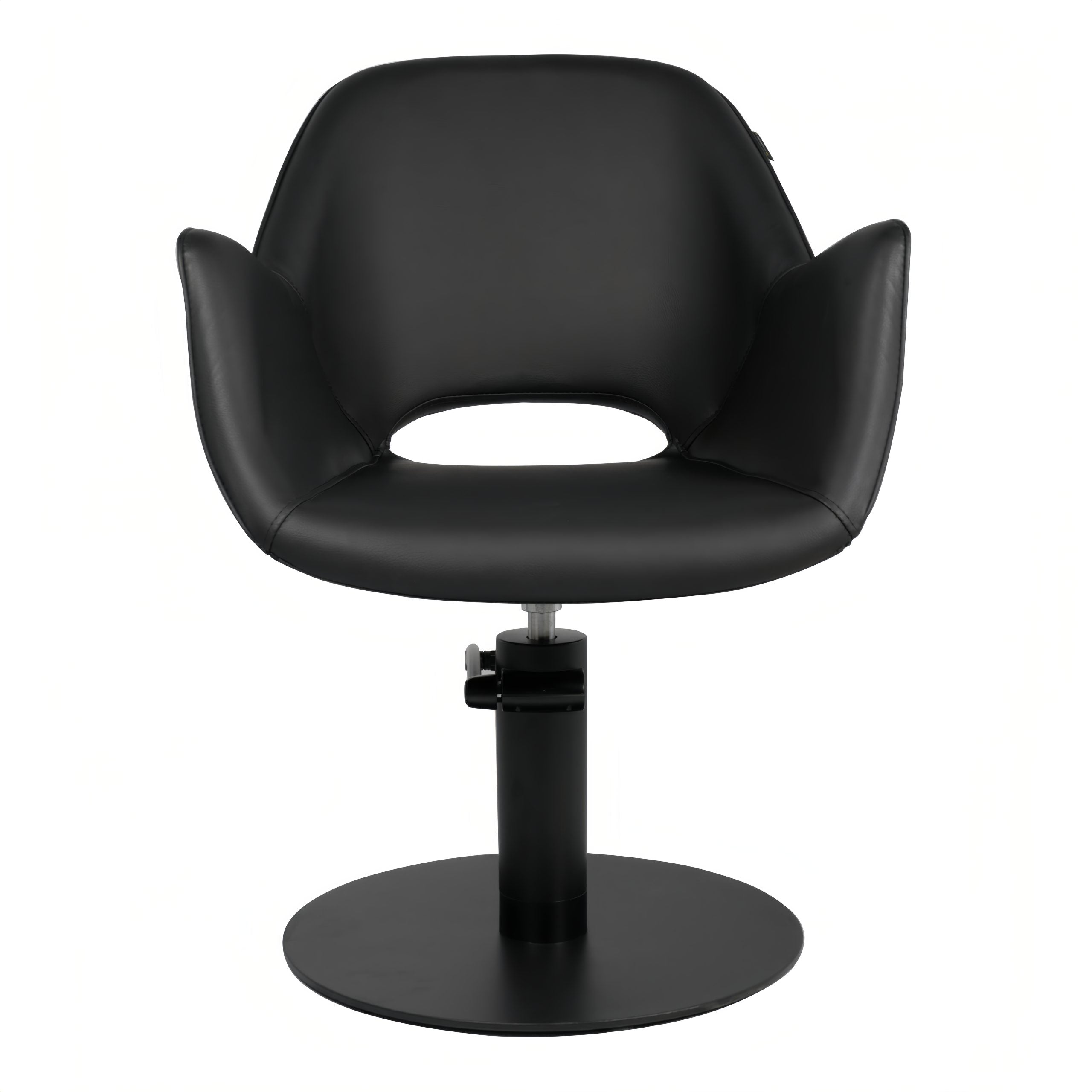 Karma Armidale Salon Chair 02190101 - with Matching Black Round Base and Pump Salon Chairs Karma