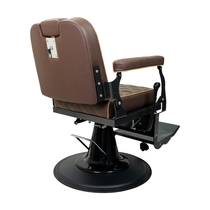 Karma Barber Chair Paddington Brown 04101601 Back