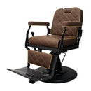 Karma Barber Chair Paddington Brown & Black 04101601 Barber Chair Karma