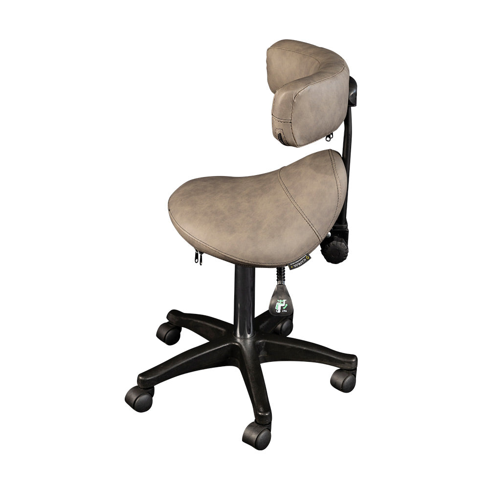 Karma Davenport Saddle Stool Grey No.13 07061301 Salon Stools Karma