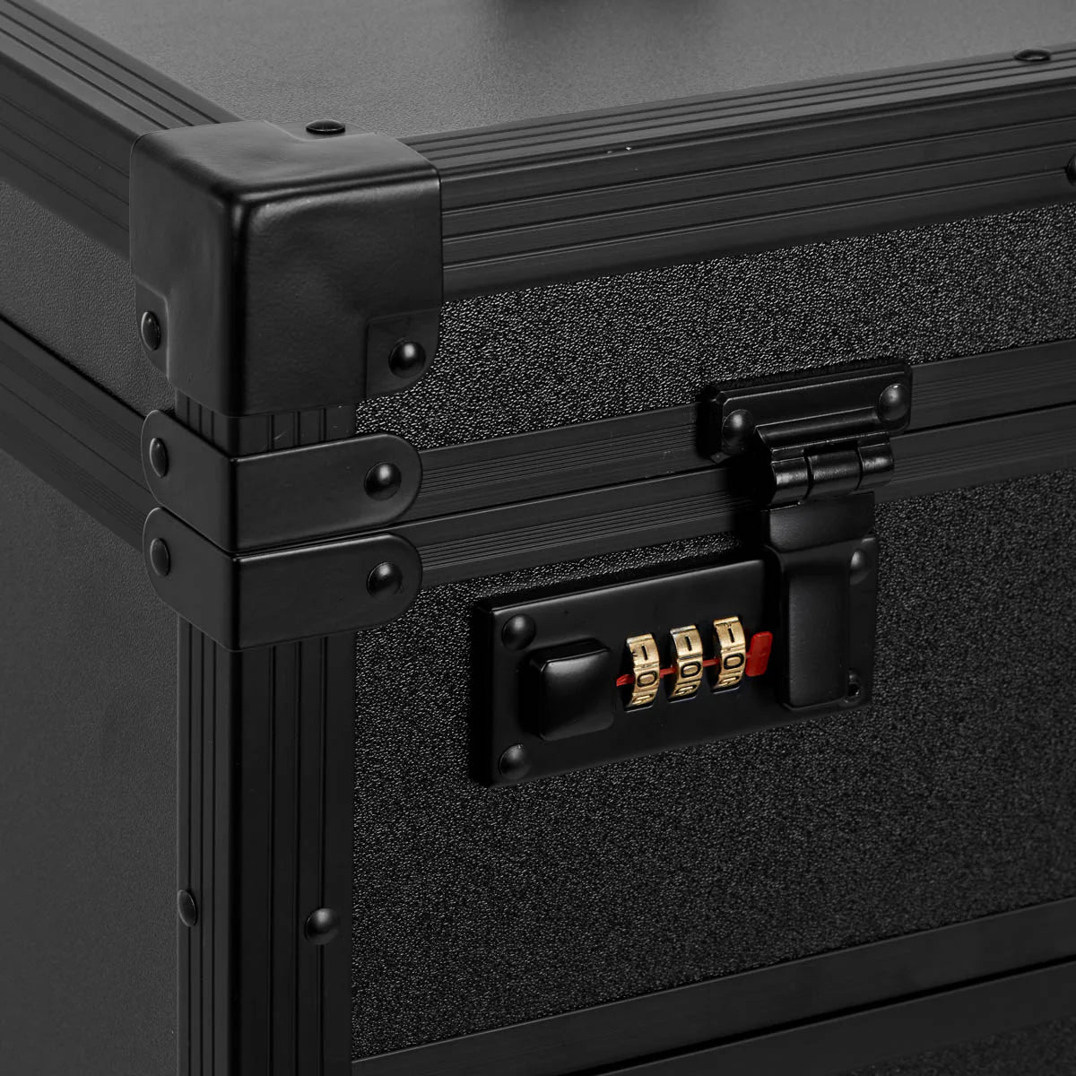 Karma Professional Portable Hard Case Salon Trolley Lockabe with Drawers KHRC01 - Black