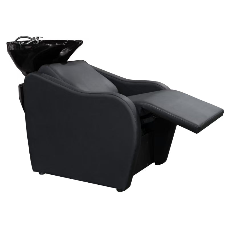 Karma Shampoo Unit Mosman with Shiatsu Massage Black with Black Deep Basin 0318012201 Shampoo Units Karma