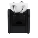 Karma Shampoo Unit Mosman with Shiatsu Massage Black with White Deep Basin 0318012204 Shampoo Units Karma