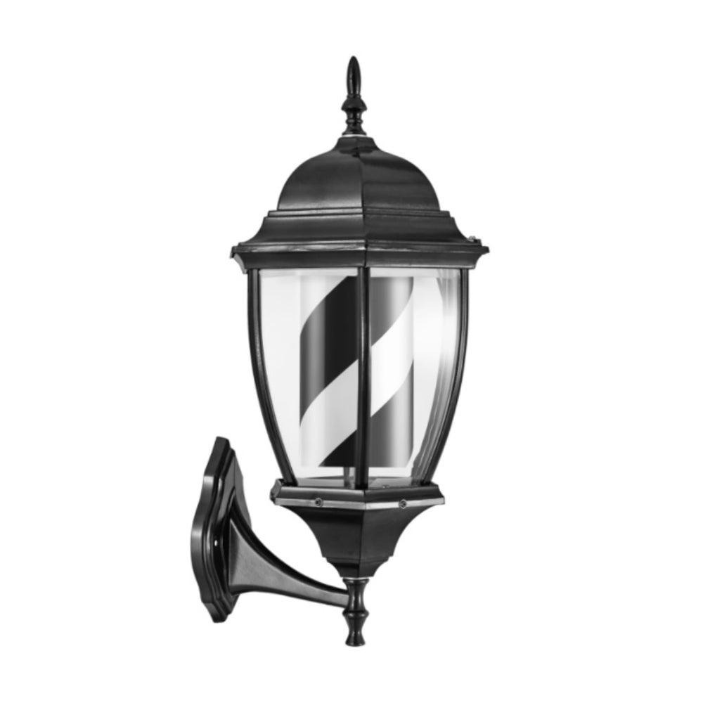 Karma Barber Pole #7 Street Lamp Black & White 1103G Barber Poles Karma