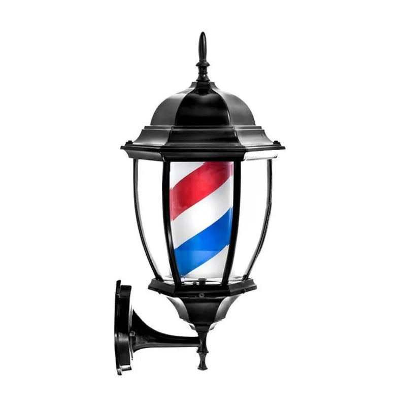 Karma Street Lamp Barber Pole Blue and Red 1103F