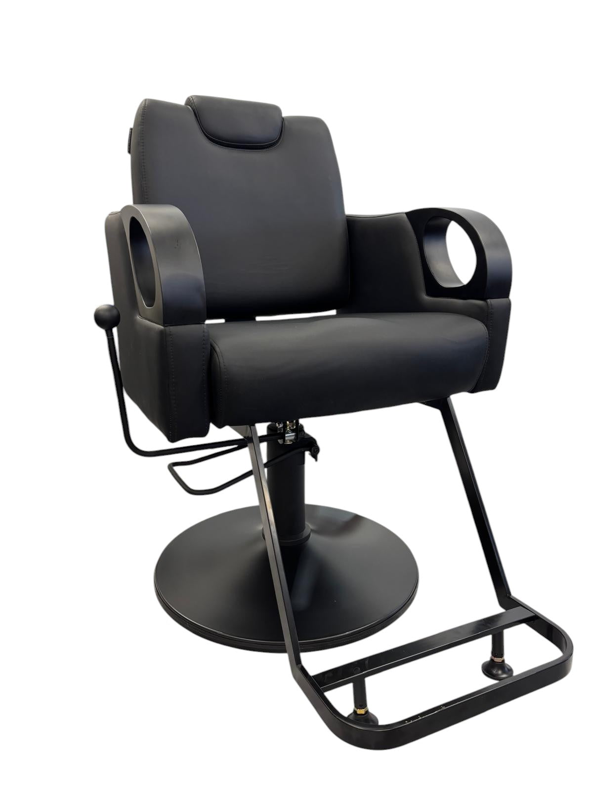 Karma Tumut Reclining Salon/ Barber/ Beauty Chair 02230101 - Black Salon Chairs Karma