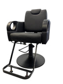 Karma Tumut Reclining Salon/ Barber/ Beauty Chair 02230101 - Black Salon Chairs Karma