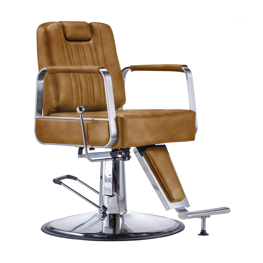 Karma Wollongong Barber/Salon Chair 02090502 - Tan Salon Chairs Karma
