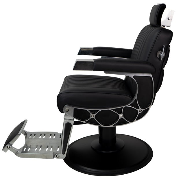 Karma Chandler Barber Chair Black & Chrome 04120101 Barber Chair Karma