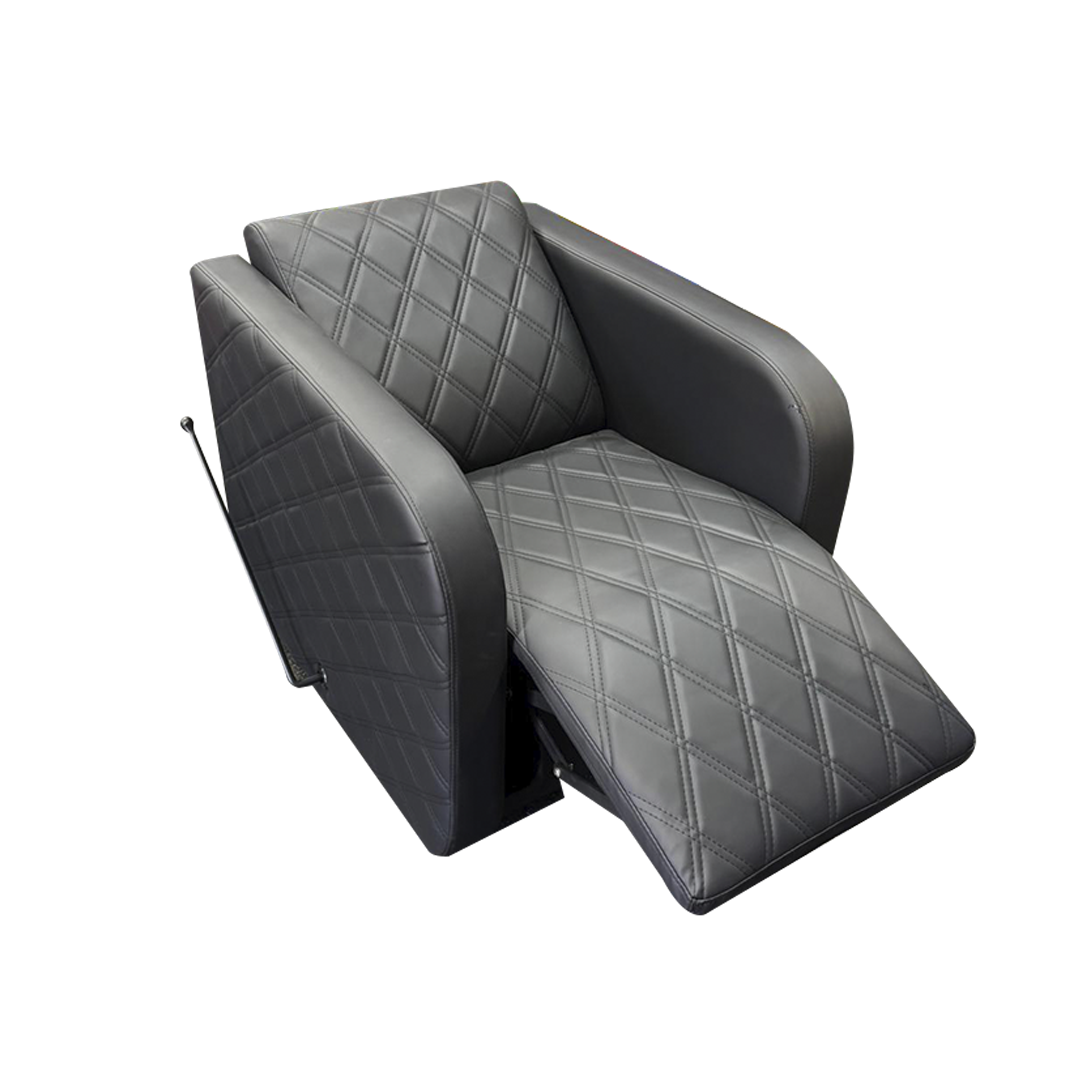 Karma Complete Shampoo Unit Clunes Manual Black with Pattern & Black Deep Basin 0315162201MP Shampoo Units Karma