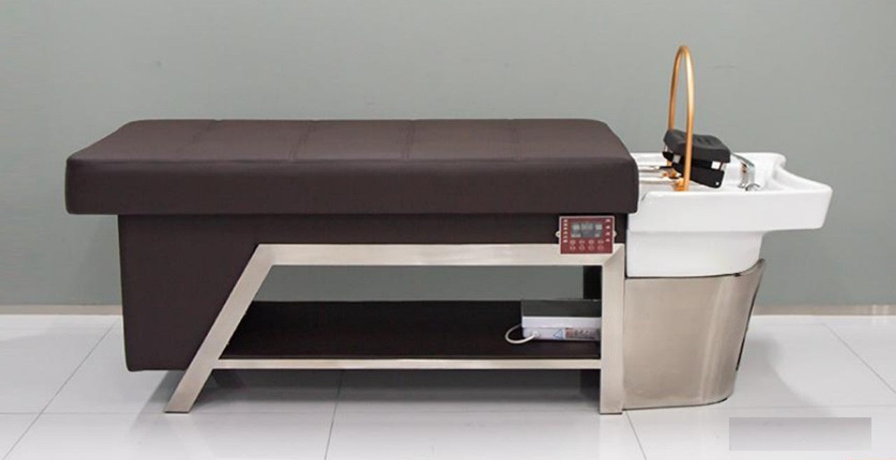 Karma Hair Spa Australia Complete Shampoo Unit Black With White Deep Basin 03140104 Shampoo Units Karma