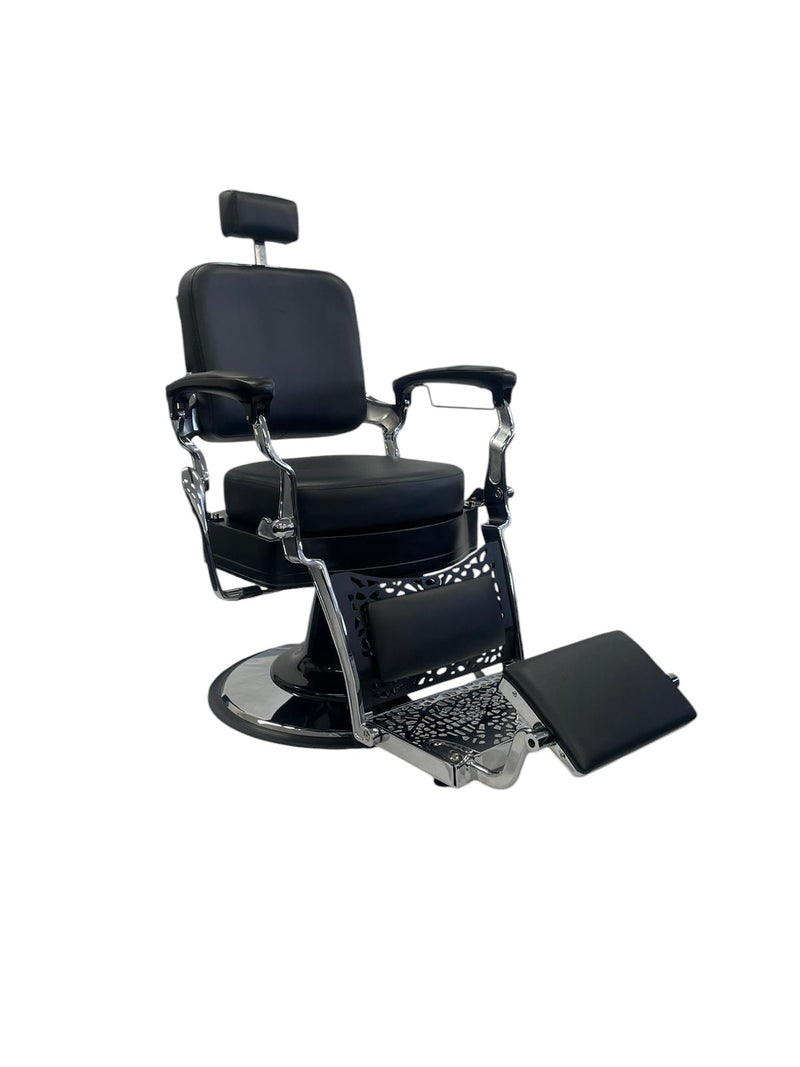 Karma Noosa Barber Chair 04040113 - Black/Chrome