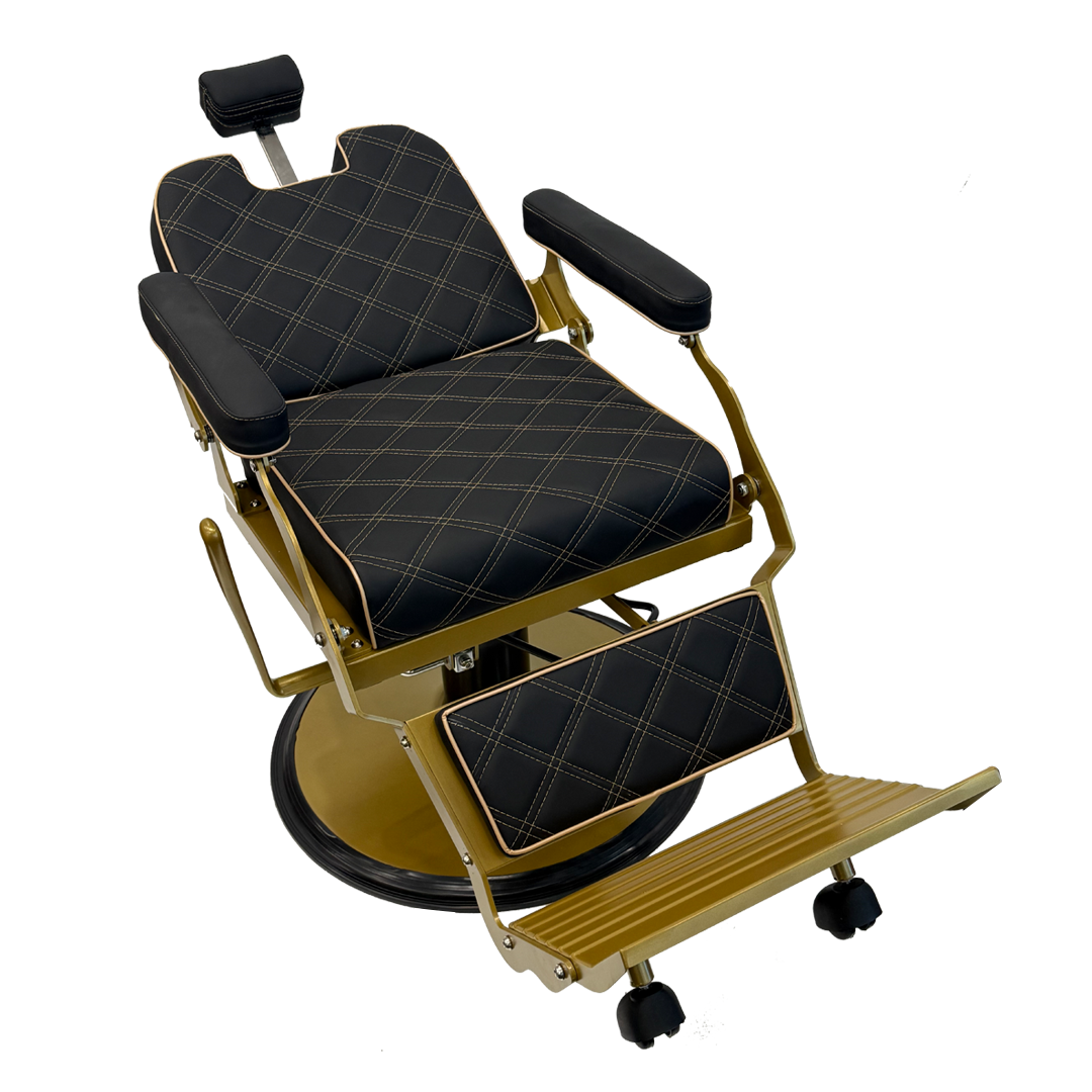 Karma Paddington Barber Chair Black & Gold 04100103 Barber Chair Karma