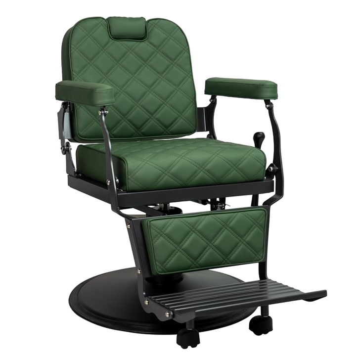 Karma Paddington Barber Chair Green & Black 04101701 Barber Chair Karma
