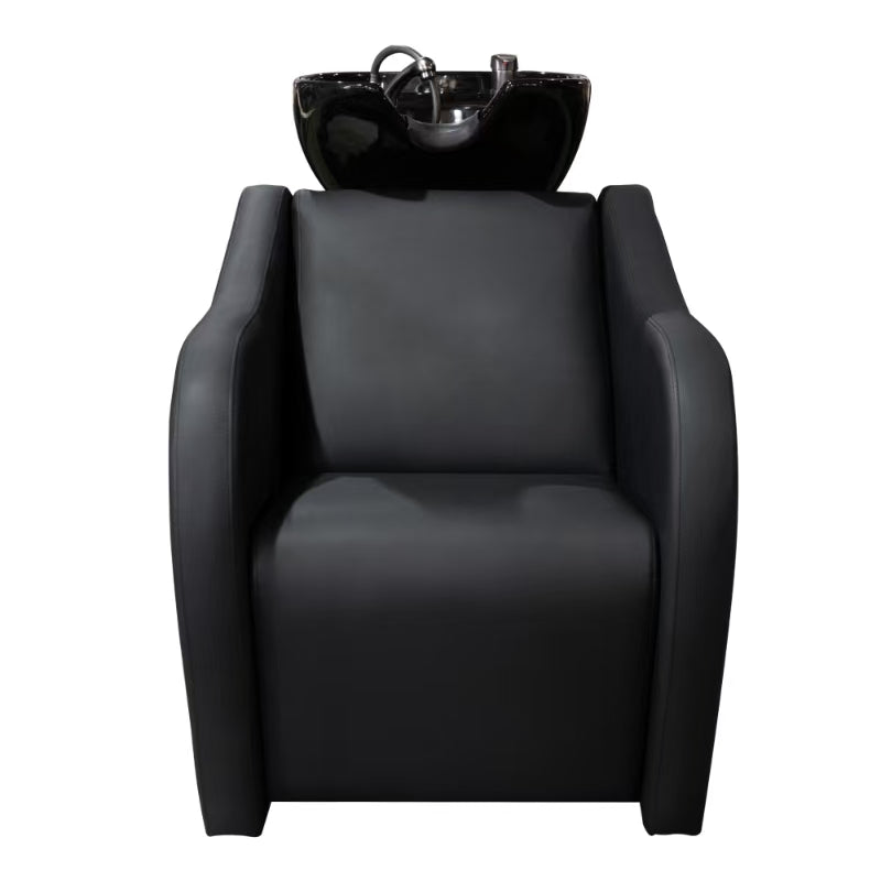 Karma Shampoo Unit Mosman with Shiatsu Massage Black with Black Deep Basin 0318012201 Shampoo Units Karma