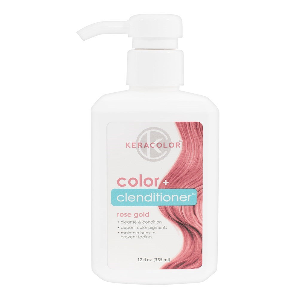 Keracolor Color Clenditioner Rose Gold 355ml - Colouring Shampoo