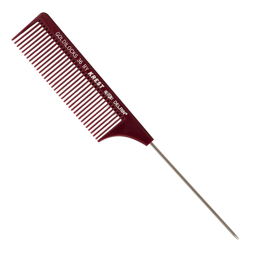 Krest Goldilocks G36 Stainless Steel Pin Tail Comb Comb Goldilocks