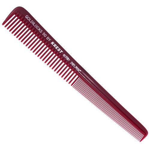 Krest Goldilocks No. 50 Tapered Cutting Comb - 18cm Comb Goldilocks