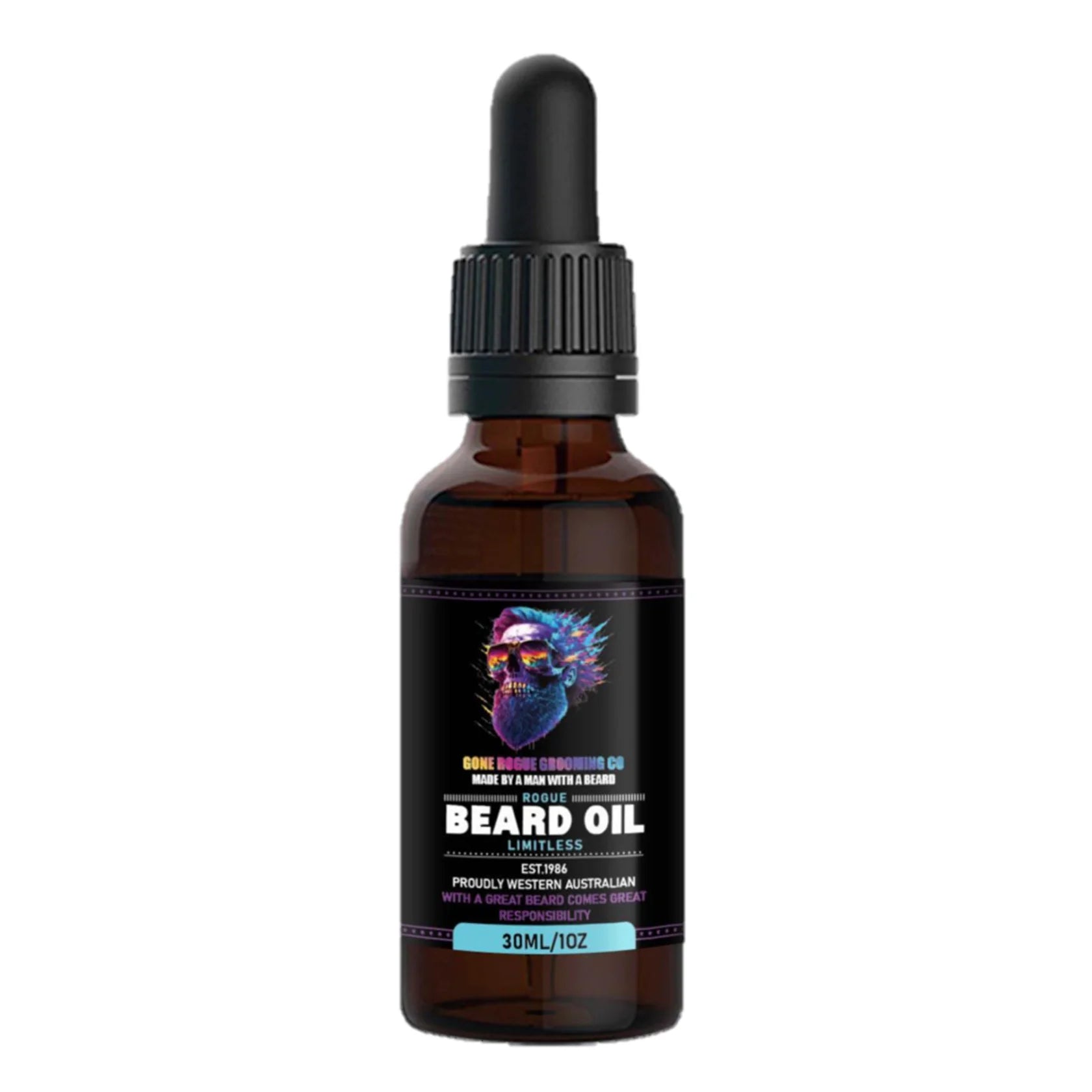 Gone Rogue Grooming Co. Beard Oil 30ml - Limitless Beard - Moustache Care Gone Rogue Grooming Co.