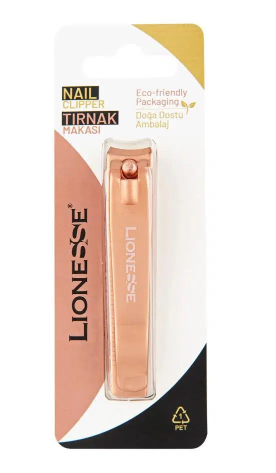 Lionesse Premium Large Nail Clipper - Rose Gold Nail Implements - Tools Lionesse