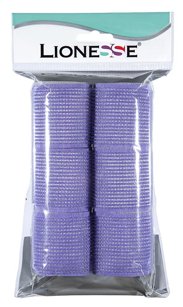 Lionesse Premium Self Gripping Velco Hair Rollers 50mm 6pk Rollers Lionesse