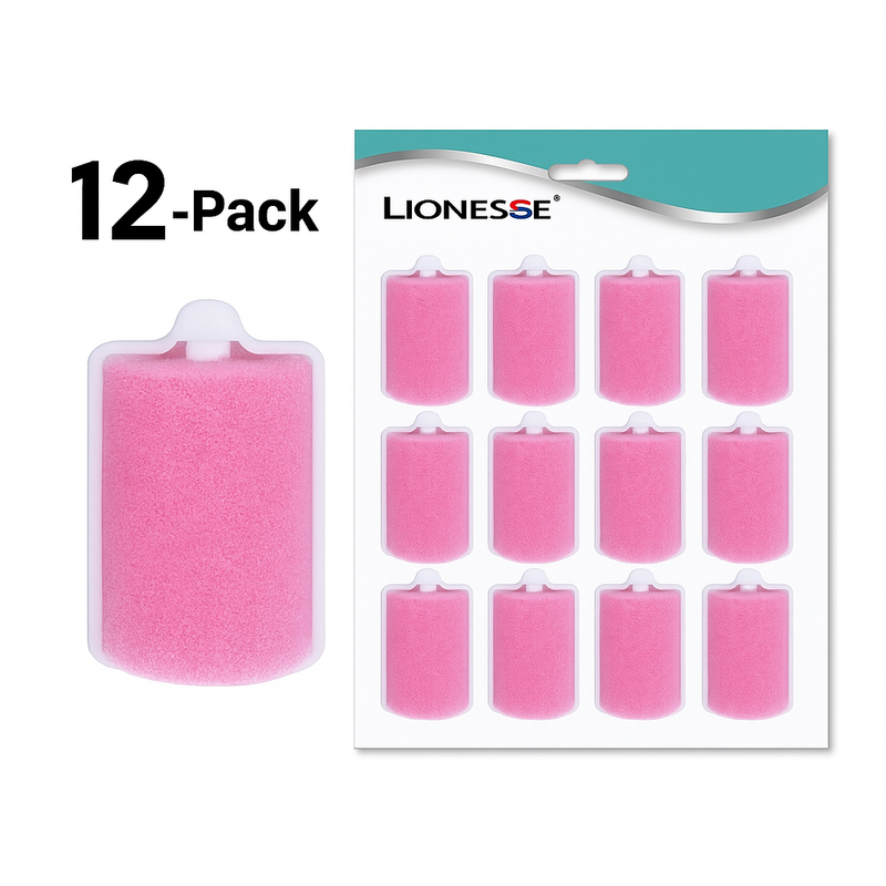 Lionesse Premium Foam Hair Rollers Small 791 12pk Rollers Lionesse