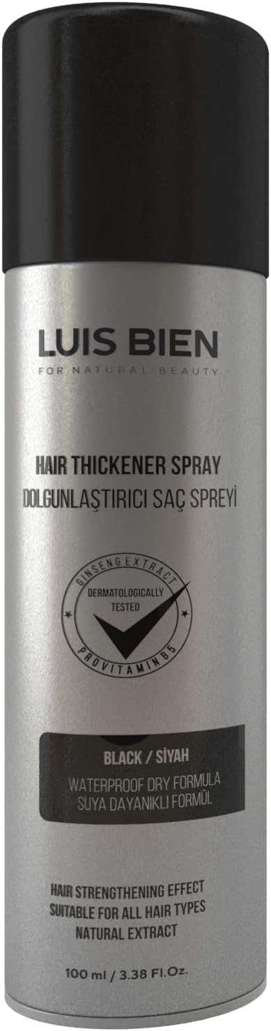 Luis Bien Hair Thickening Spray Black 100ml Hair Loss Concealers / Hair Fibers Luis Bien