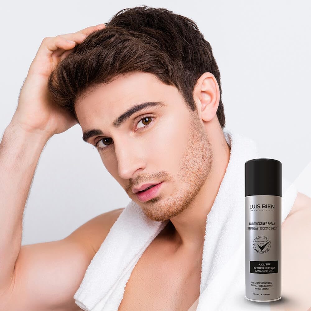 Luis Bien Hair Thickening Spray Black 100ml Hair Loss Concealers / Hair Fibers Luis Bien