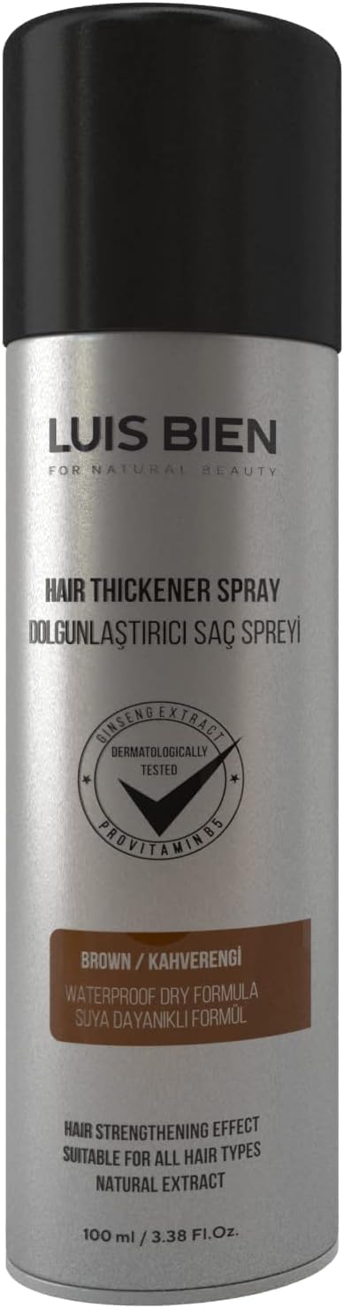 Luis Bien Hair Thickening Spray Brown 100ml Hair Loss Concealers / Hair Fibers Luis Bien