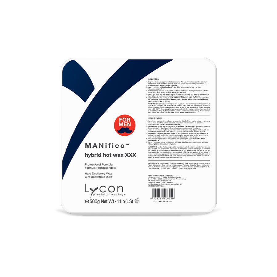 Lycon Manifico Hybrid Hot Wax 500g Waxing Lycon