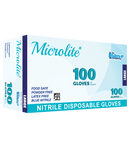 Microlite Plus Nitrile Disposable Gloves Large 100pk Gloves Microlite