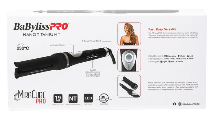 BaBylissPRO Miracurl Pro Nano Titanium Pro 19mm Curling BaBylissPRO