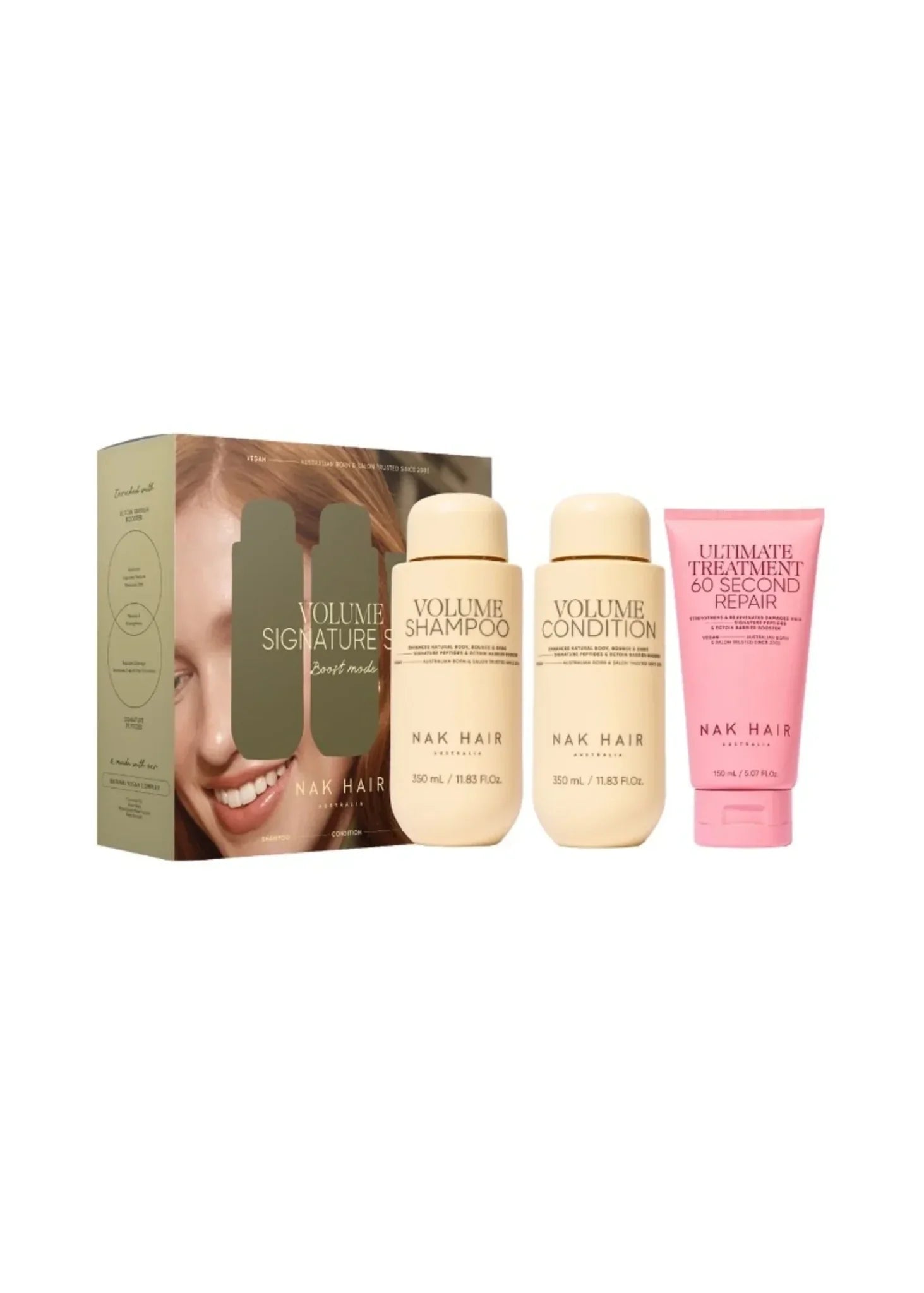 NAK Signature Volume Hair Care Trio Pack Gift Packs NAK
