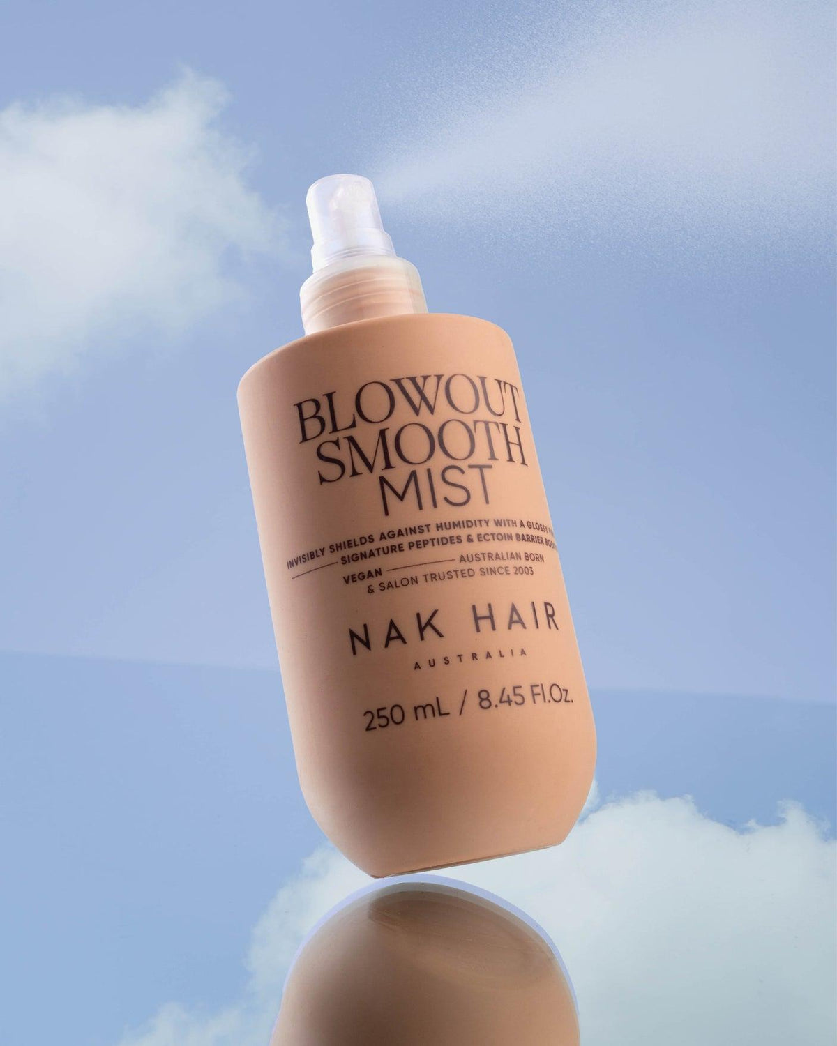 NAK Hair Signature Blowout Smooth Mist – Smooths Frizz & Protects During Blow-Drying 250ml