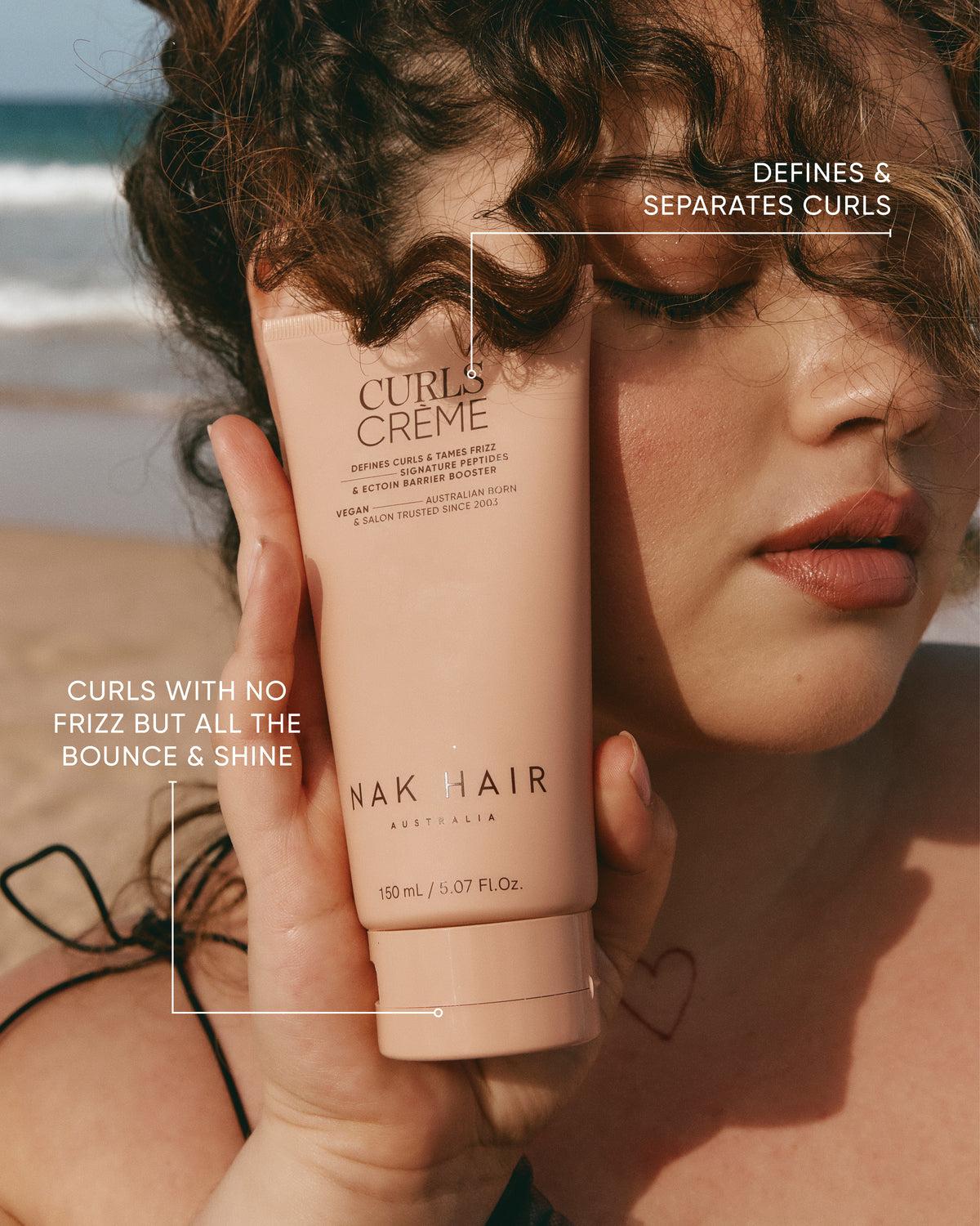 NAK Hair Signature Curls Crème – Defines Curls, Controls Frizz & Adds Soft Hold 150ml